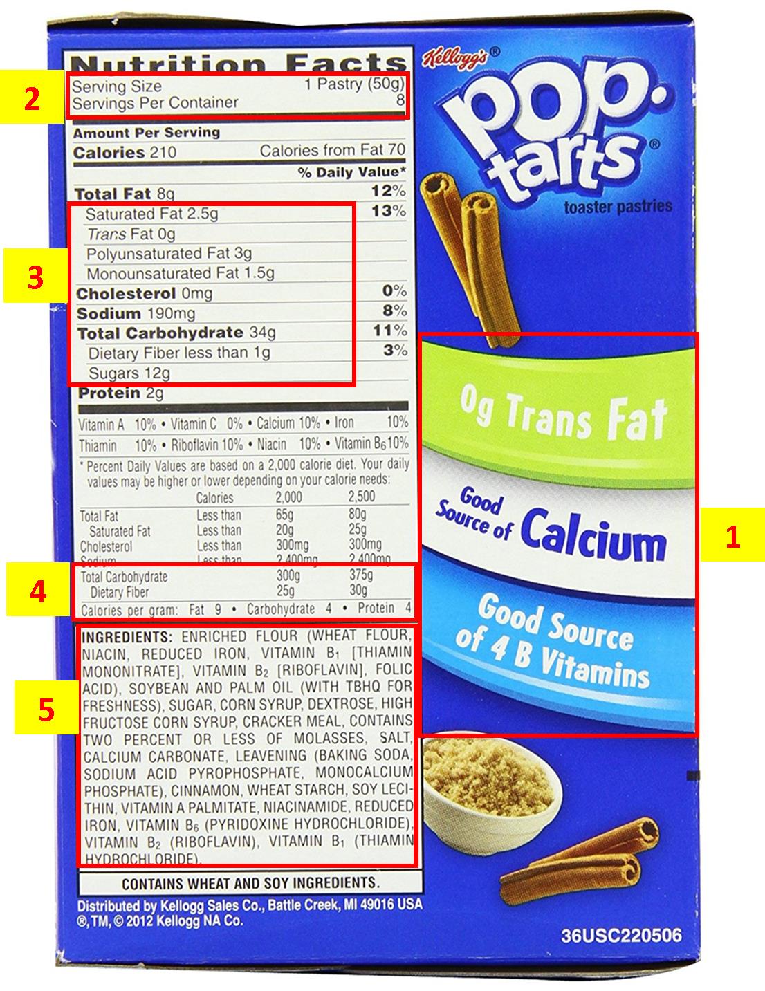 Printable Food Labels With Ingredients